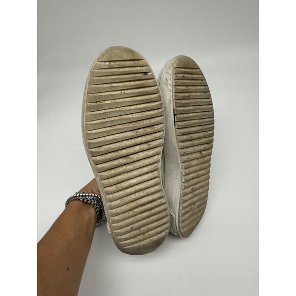 Louis Vuitton Leather Monogram Embossed Lace-up Low Top Sneakers White Size 36.5 - Picture 9 of 16